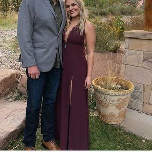 Sexy Maxi slit dress